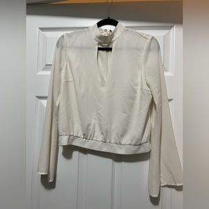 white Bebe blouse
